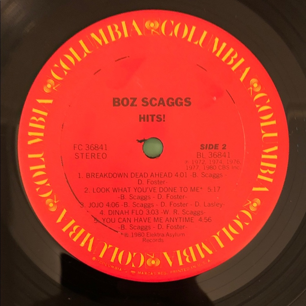 Boz Scaggs Record Album Hits! ‘80 - Picture 7 of 8